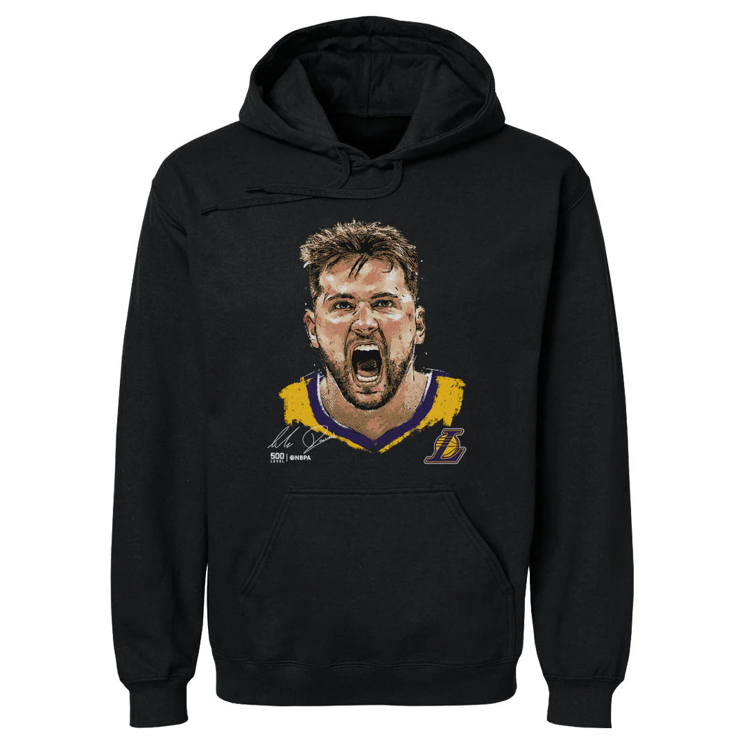 Luka Doncic Los Angeles Lakers Scream WHT - Image 2