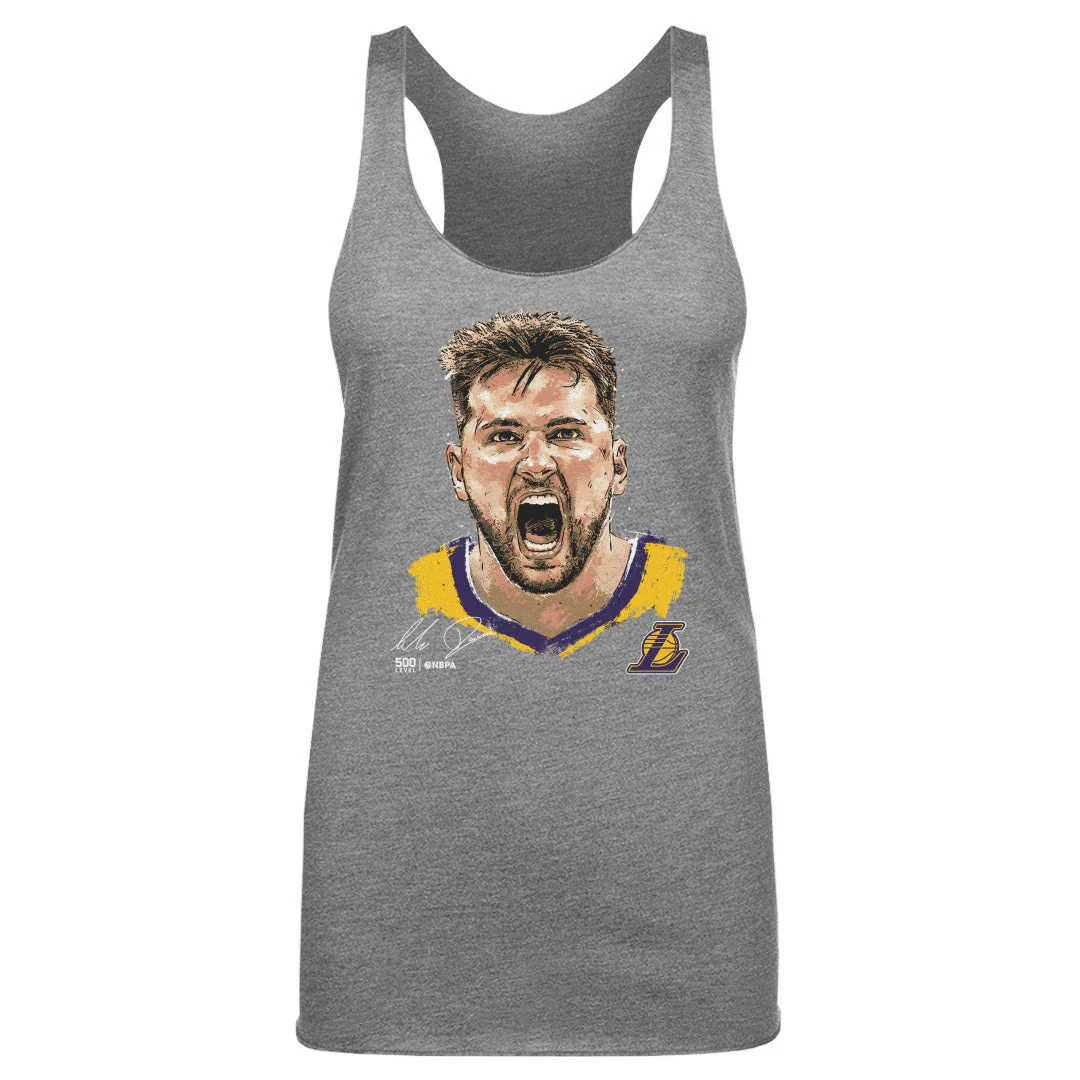 Luka Doncic Los Angeles Lakers Scream WHT