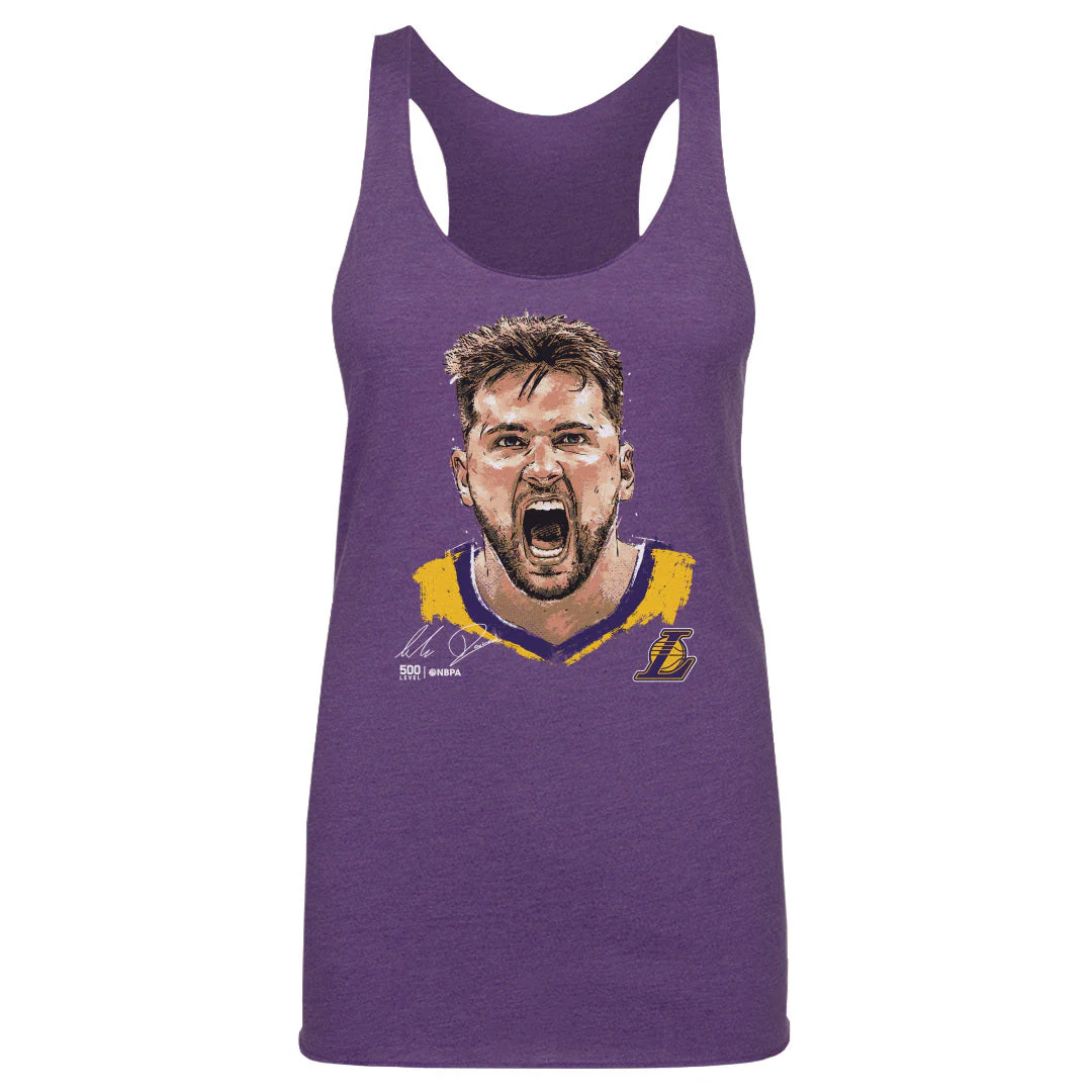 Luka Doncic Los Angeles Lakers Scream WHT - Image 3