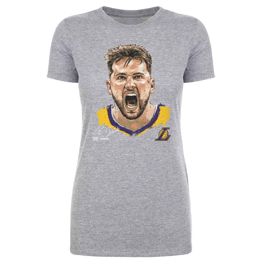 Luka Doncic Los Angeles Lakers Scream WHT