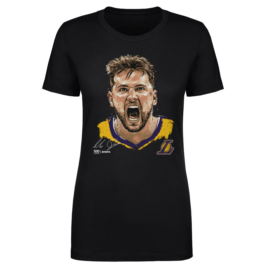 Luka Doncic Los Angeles Lakers Scream WHT - Image 2