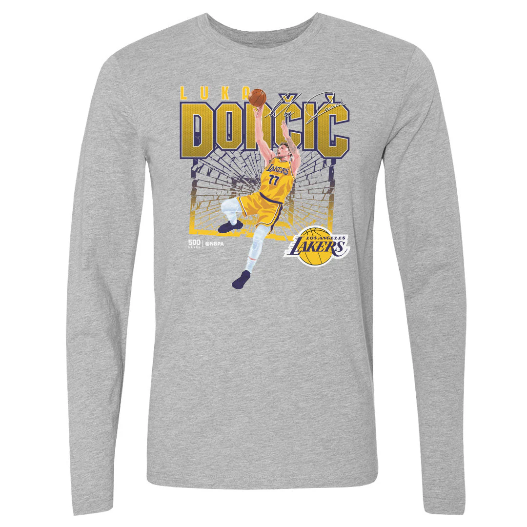 Luka Doncic Los Angeles Lakers Shattered WHT - Image 2