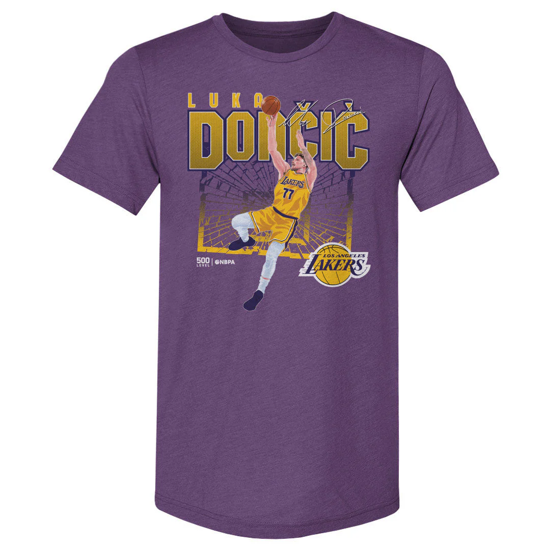 Luka Doncic Los Angeles Lakers Shattered WHT - Image 3