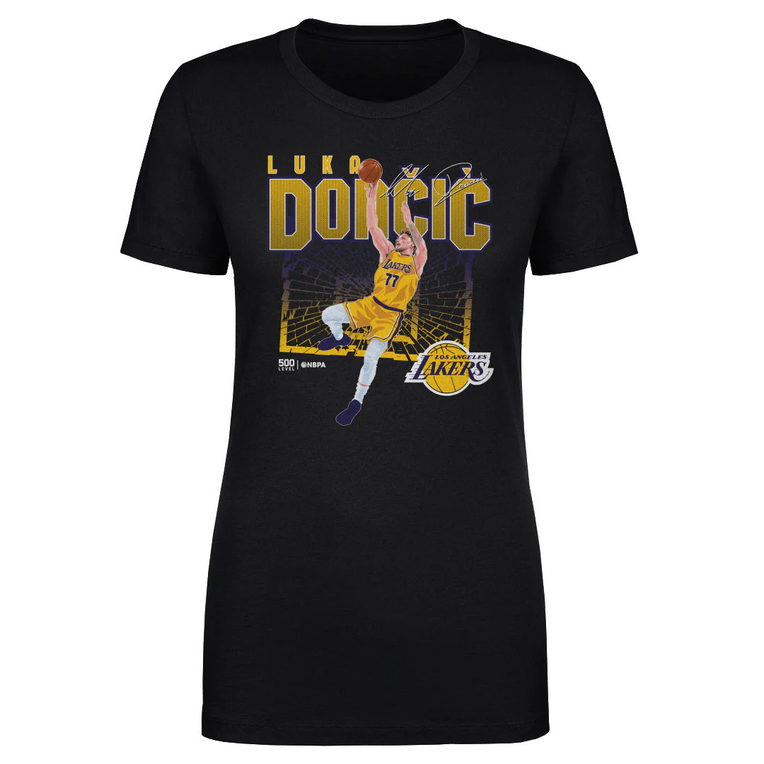 Luka Doncic Los Angeles Lakers Shattered WHT - Image 2