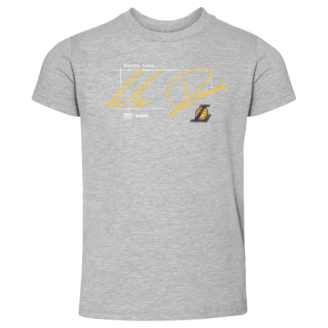 Luka Doncic Los Angeles Lakers Signature WHT - Image 2