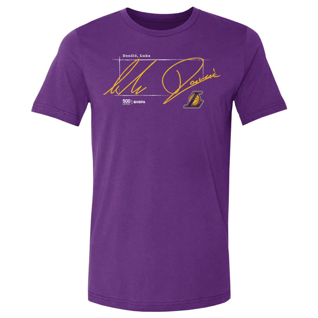 Luka Doncic Los Angeles Lakers Signature WHT
