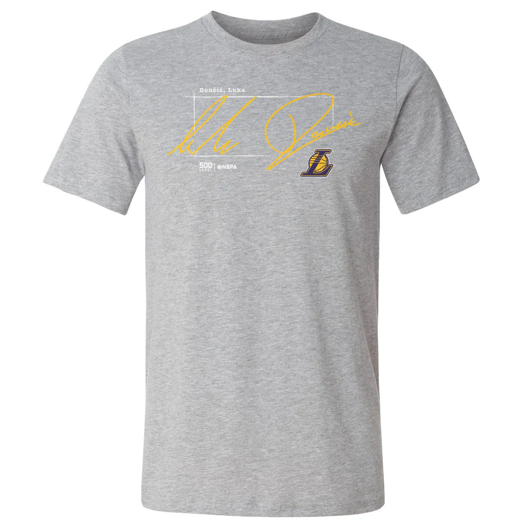 Luka Doncic Los Angeles Lakers Signature WHT - Image 3