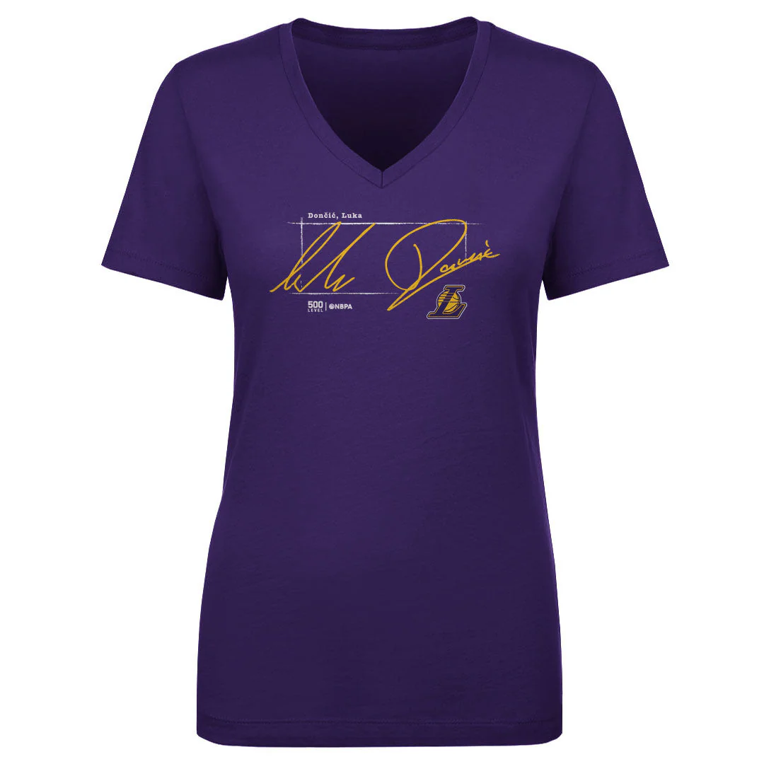 Luka Doncic Los Angeles Lakers Signature WHT - Image 2