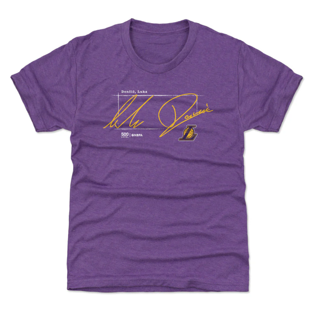 Luka Doncic Los Angeles Lakers Signature WHT