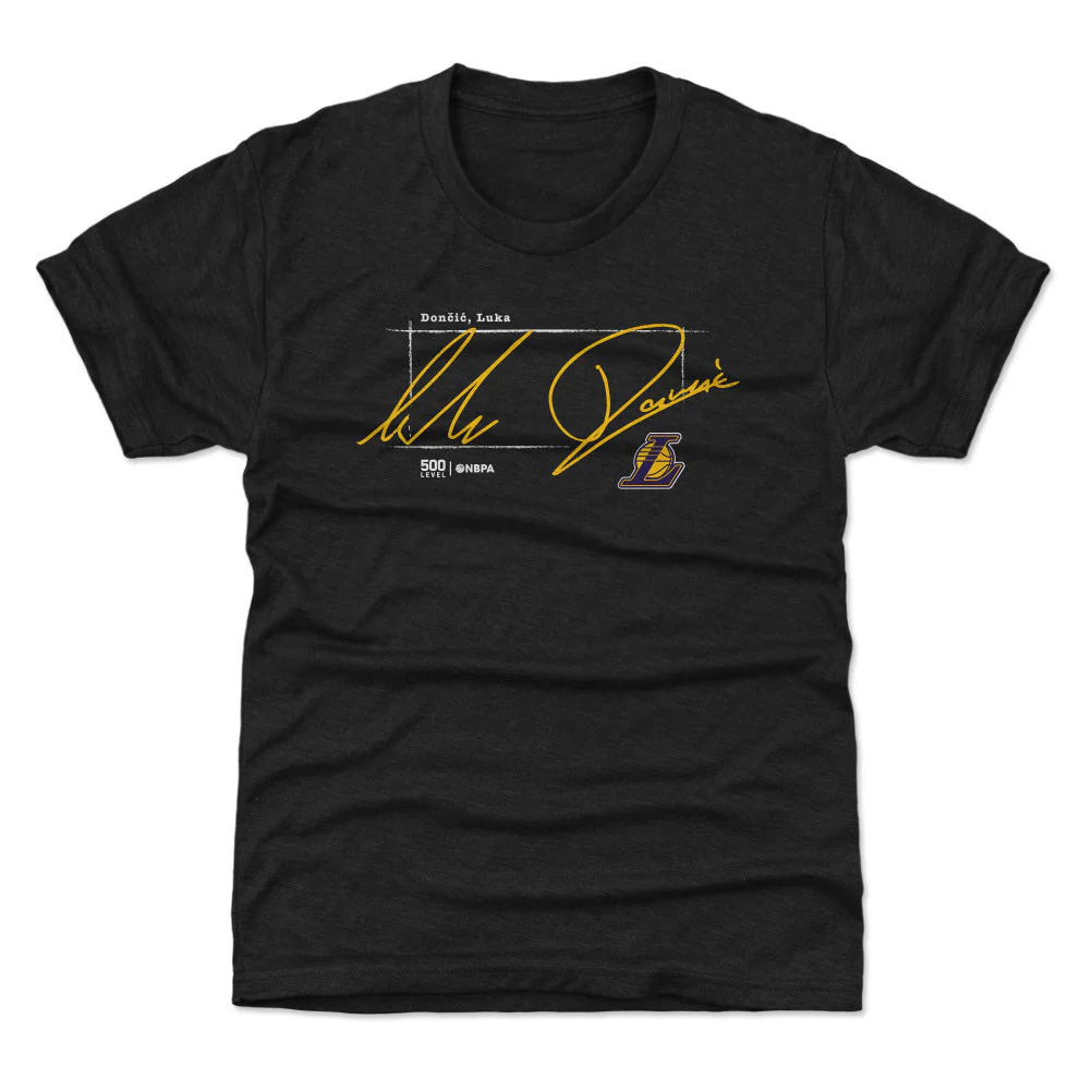 Luka Doncic Los Angeles Lakers Signature WHT - Image 2