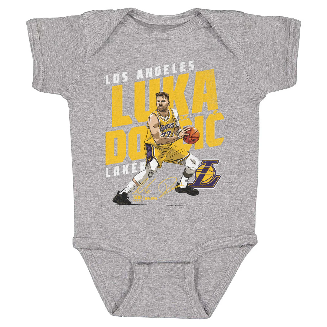 Luka Doncic Los Angeles Lakers Slant WHT - Image 3