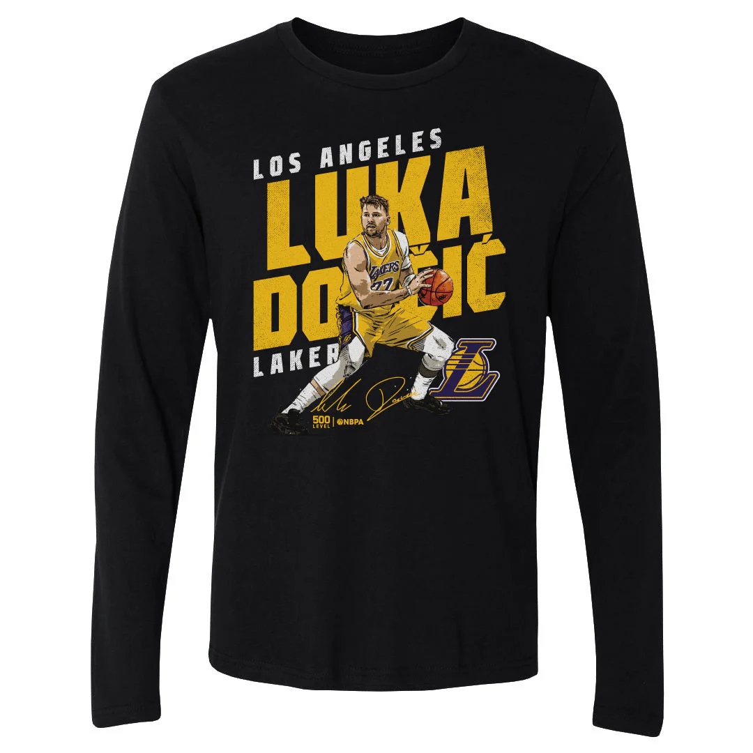 Luka Doncic Los Angeles Lakers Slant WHT - Image 2