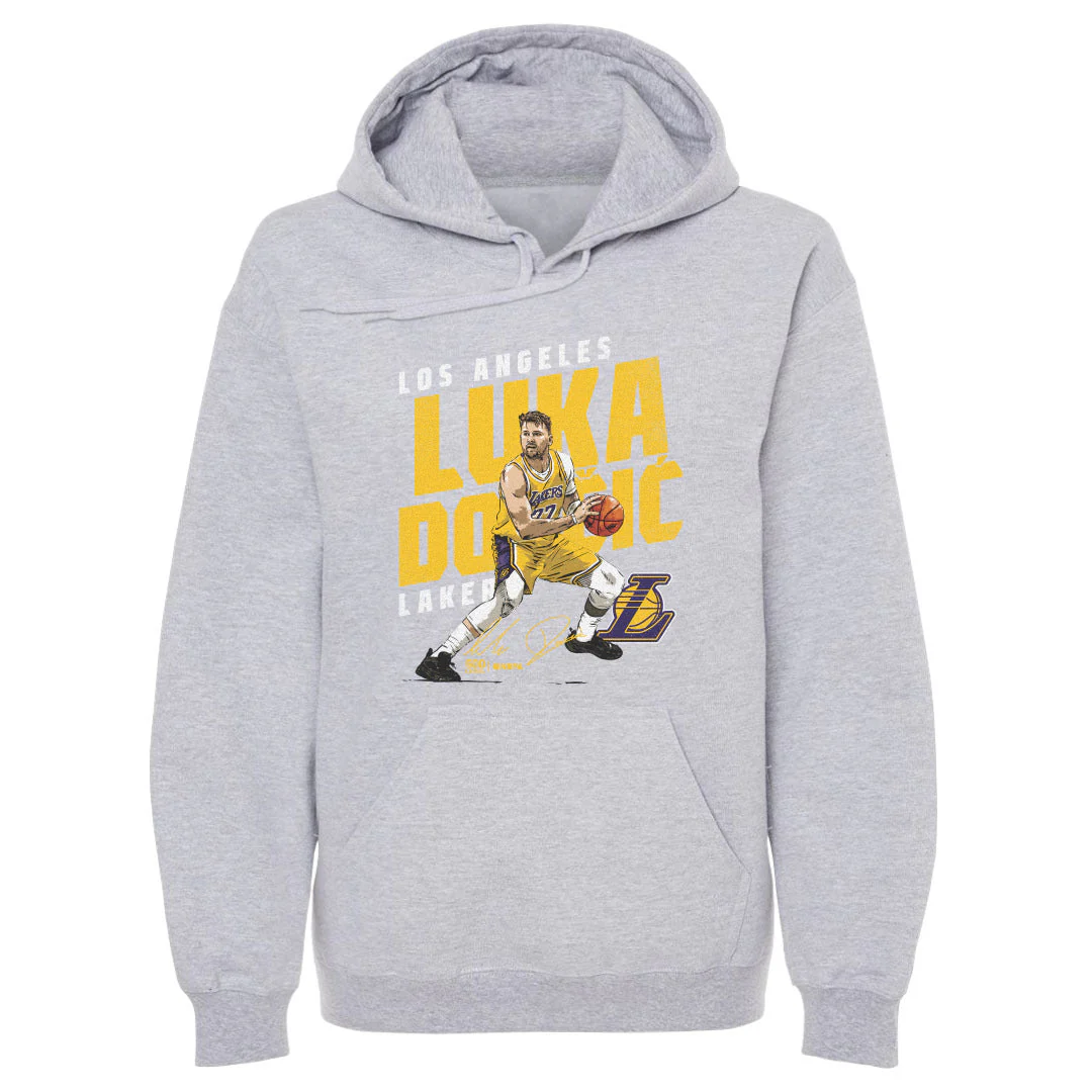 Luka Doncic Los Angeles Lakers Slant WHT - Image 2