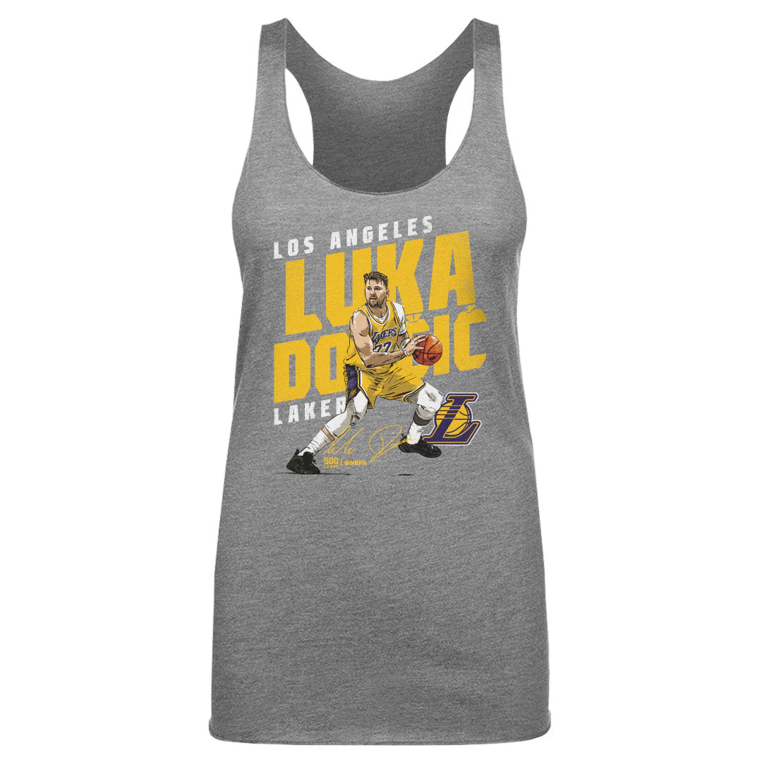 Luka Doncic Los Angeles Lakers Slant WHT - Image 2