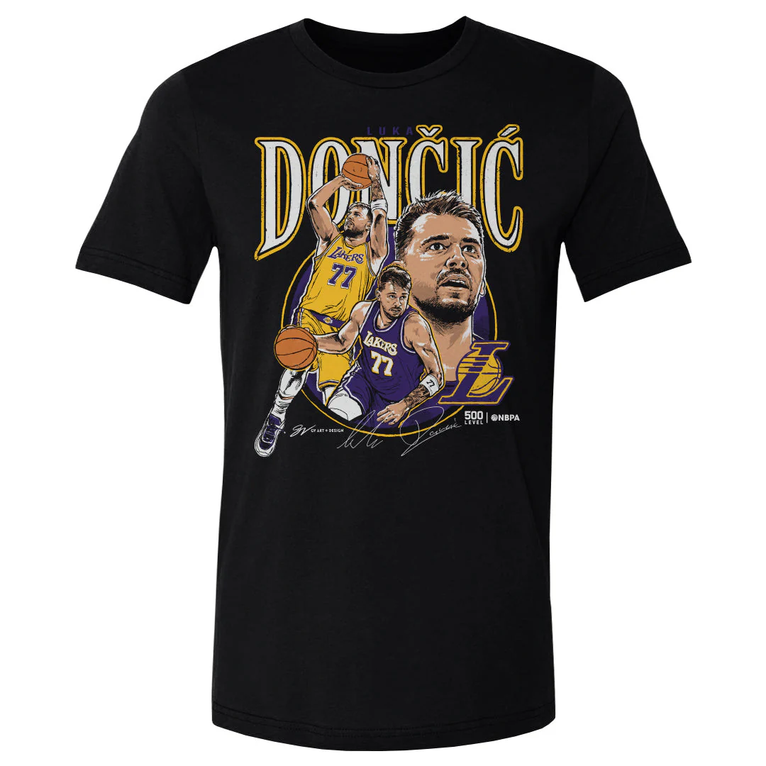 Luka Doncic Los Angeles Lakers Trio WHT
