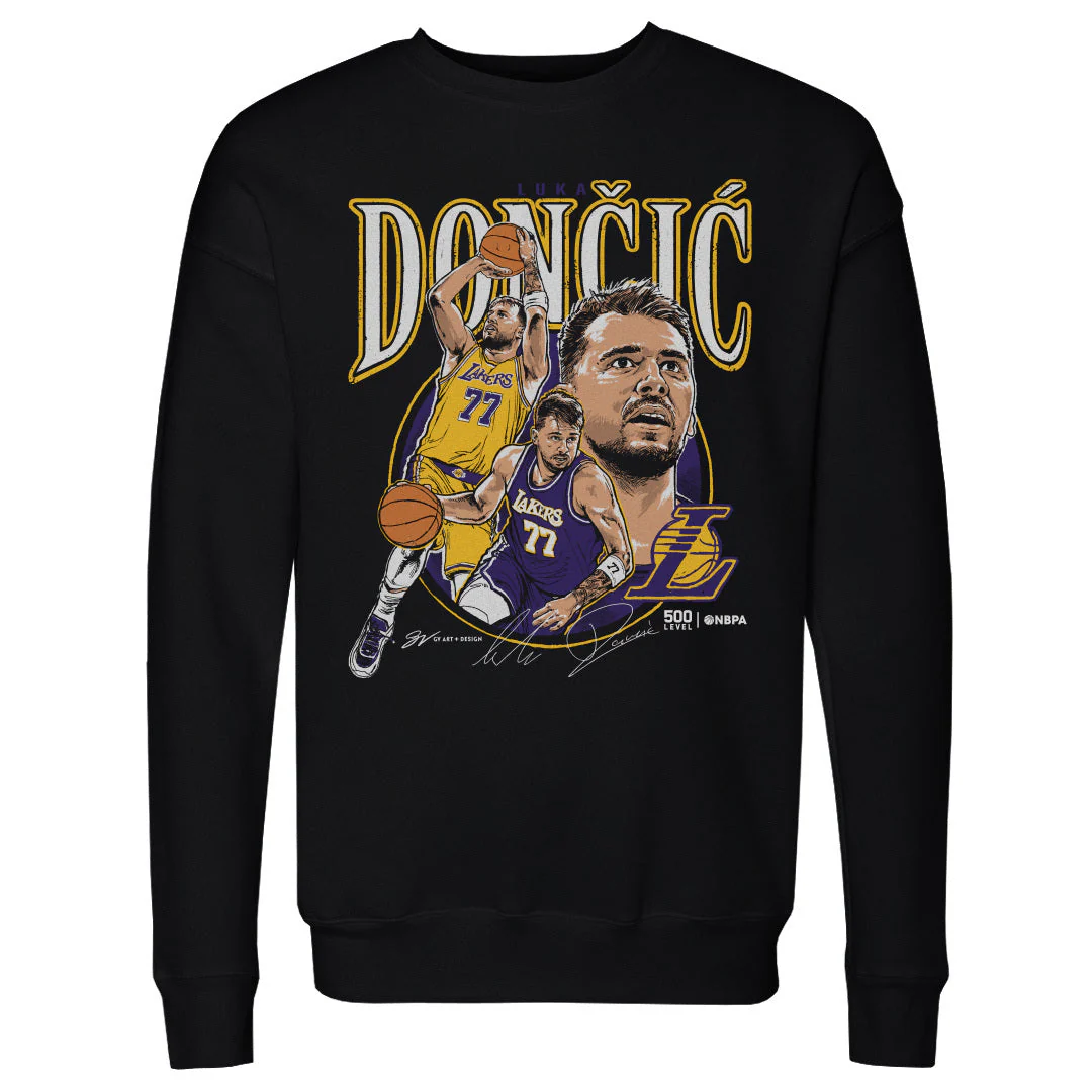 Luka Doncic Los Angeles Lakers Trio WHT