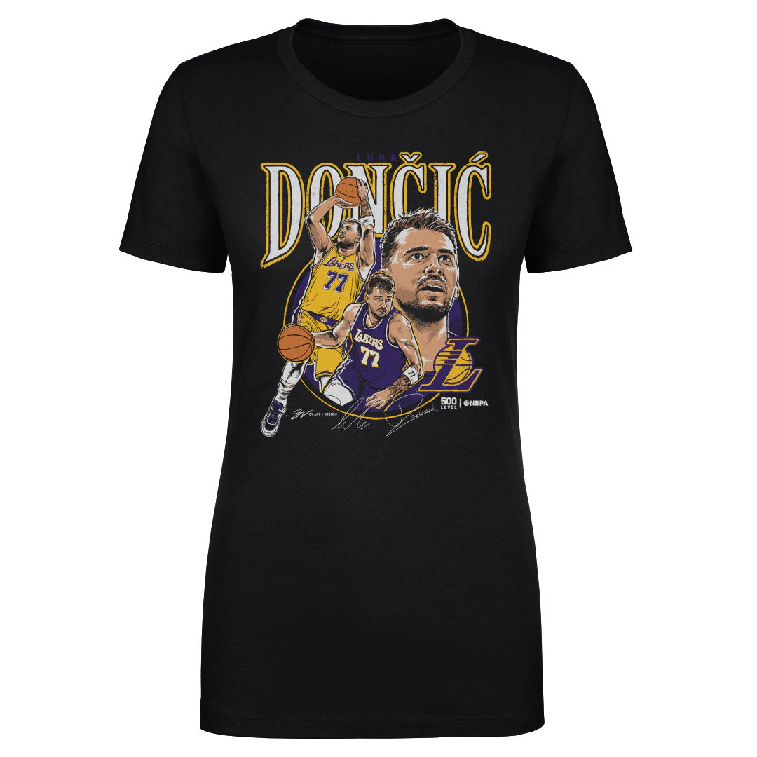 Luka Doncic Los Angeles Lakers Trio WHT