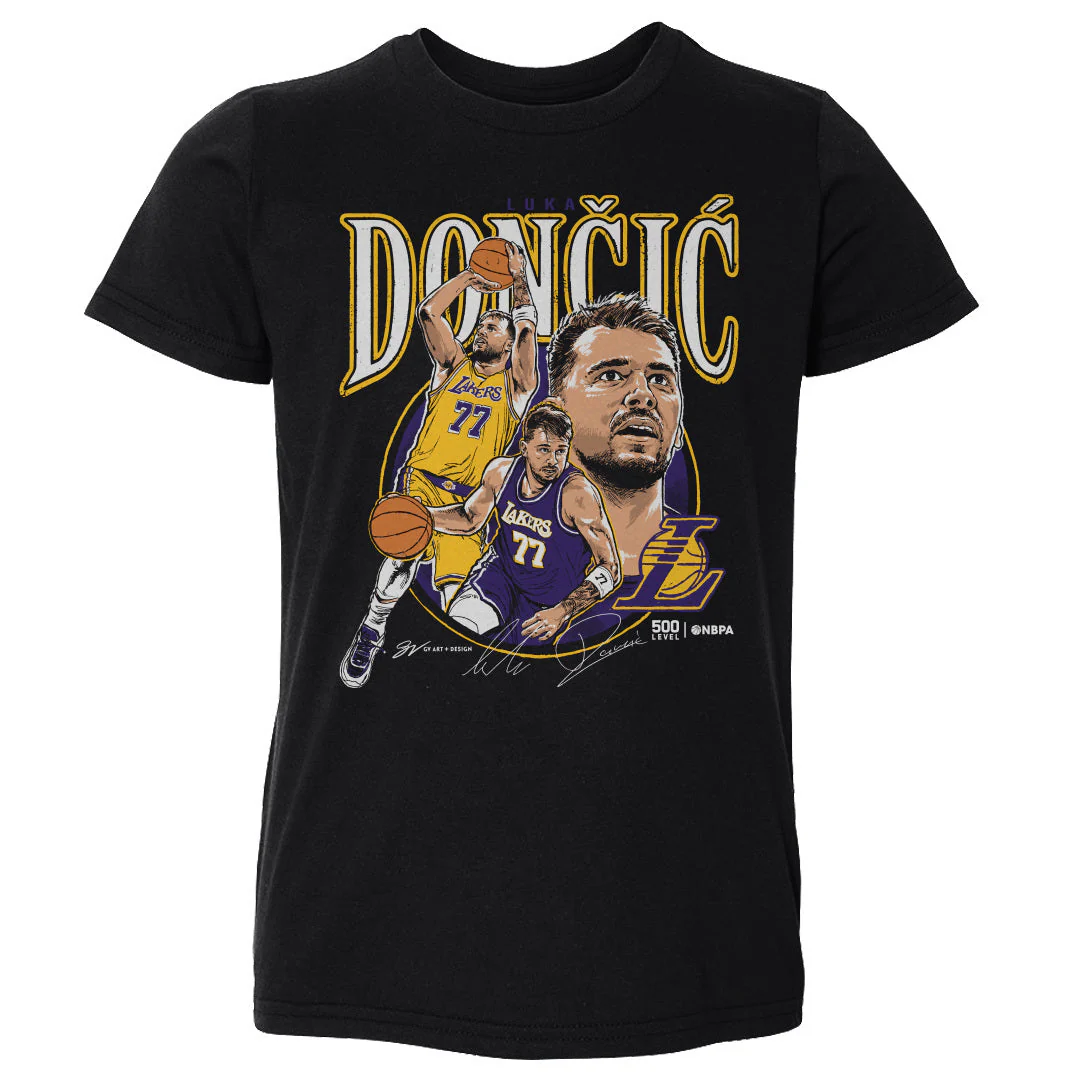 Luka Doncic Los Angeles Lakers Trio WHT
