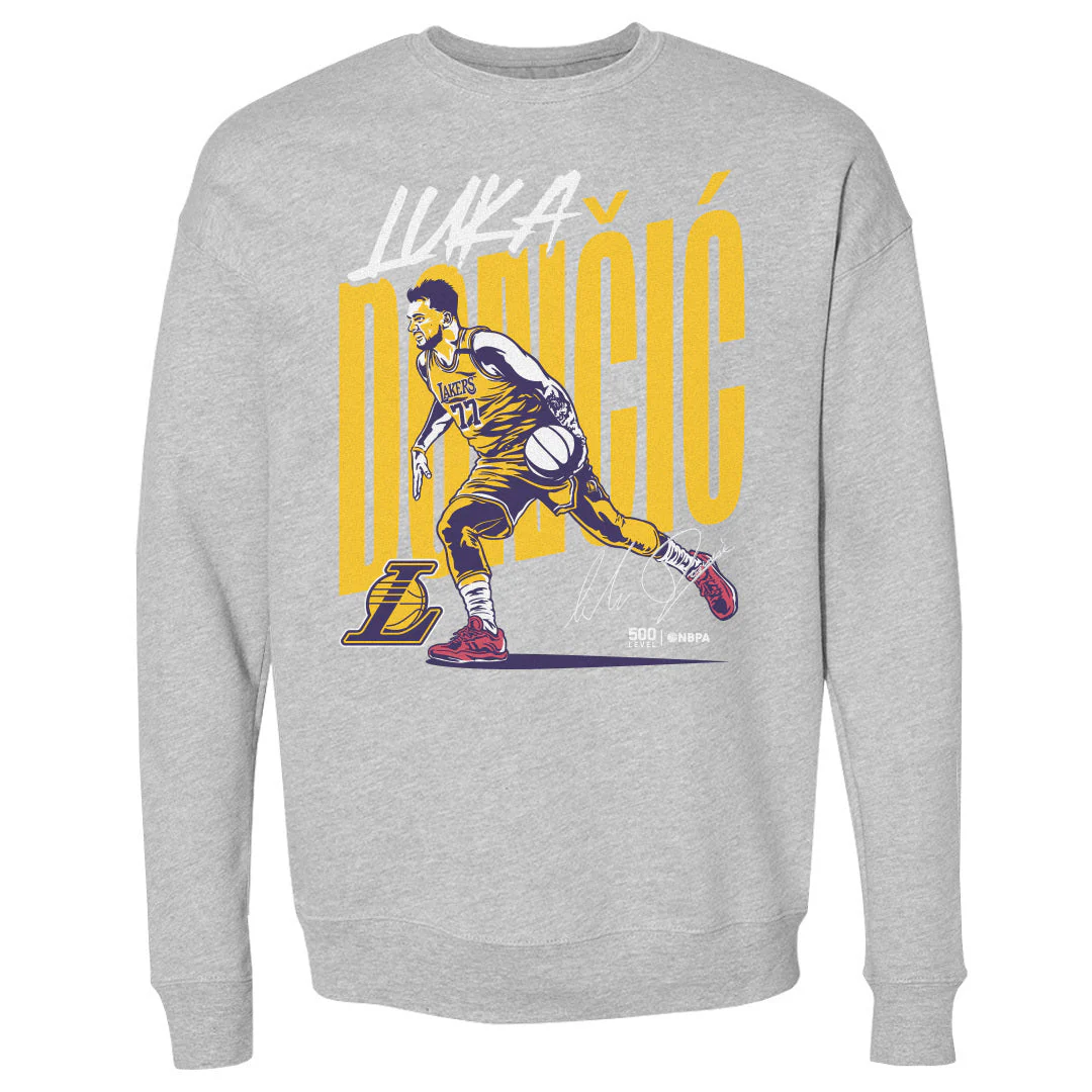 Luka Doncic Los Angeles Lakers Vector WHT - Image 2