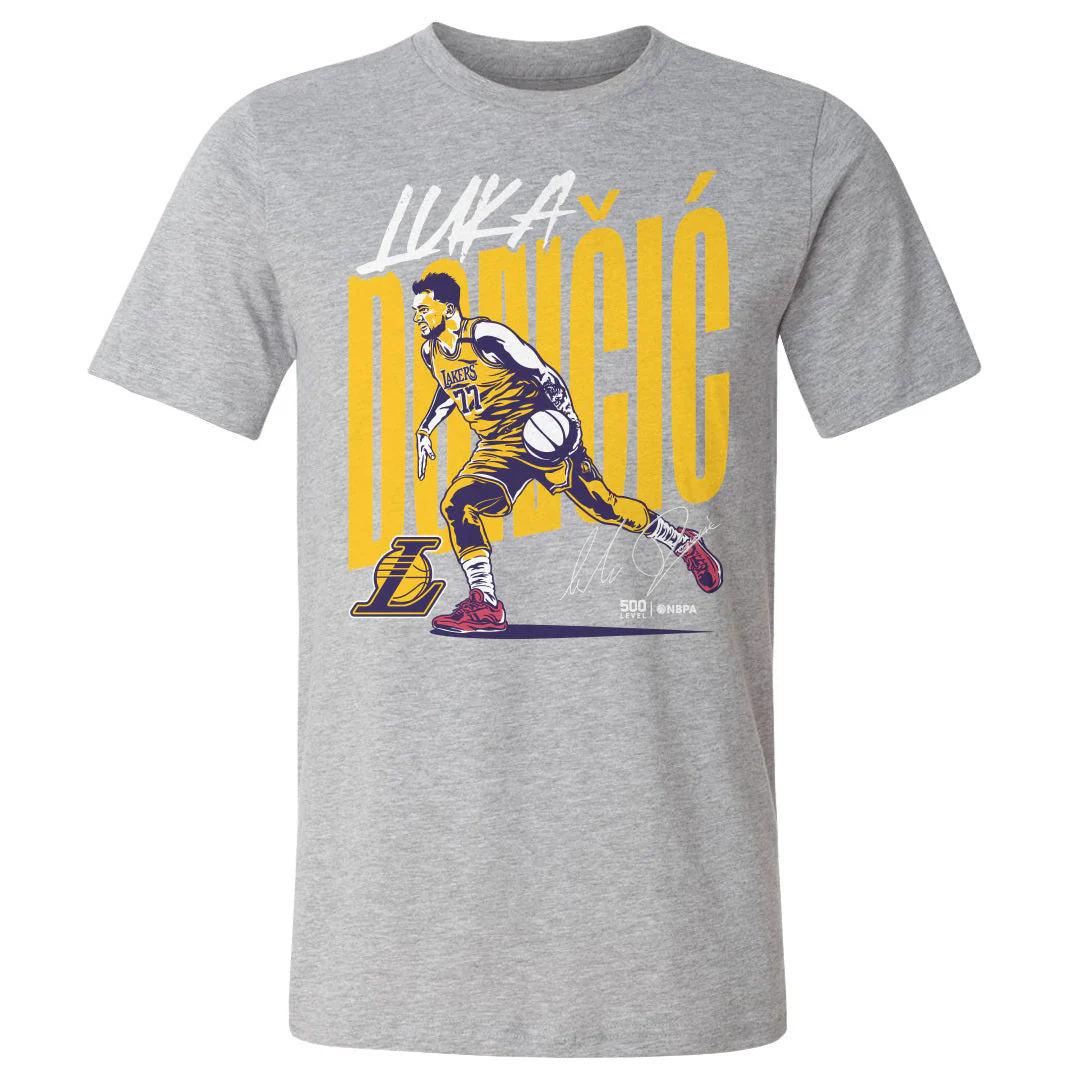 Luka Doncic Los Angeles Lakers Vector WHT - Image 3