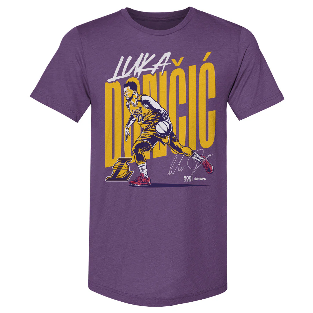 Luka Doncic Los Angeles Lakers Vector WHT - Image 3