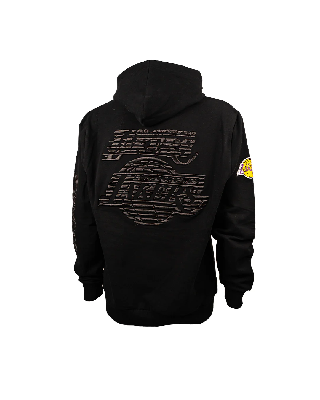LAKERS PUFF PRINT DOUBLE LOGO HOODIE - Image 2