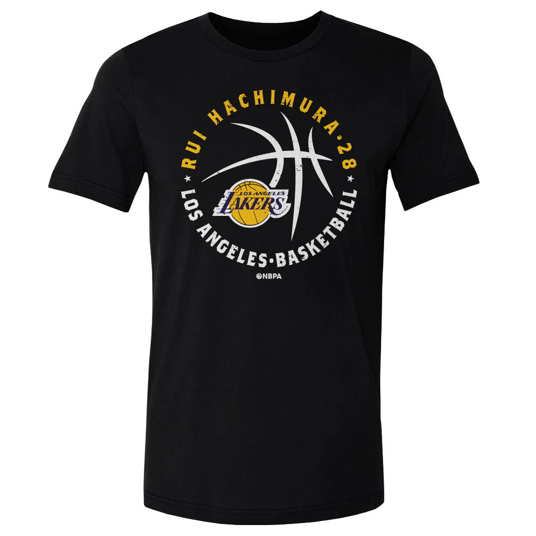 Rui Hachimura Los Angeles Lakers Player Ball WHT - Image 2