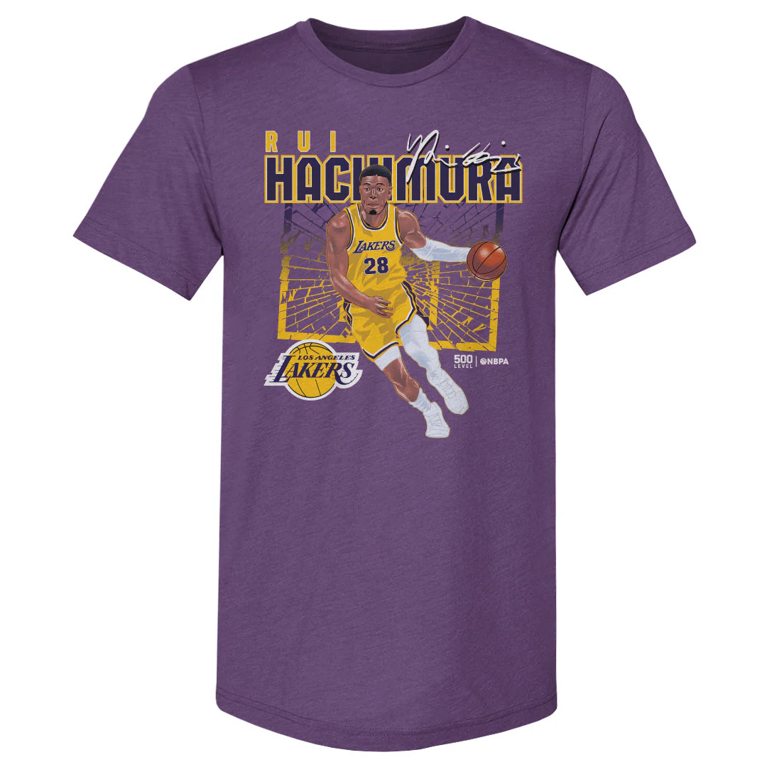 Rui Hachimura Los Angeles Lakers Shattered WHT - Image 3