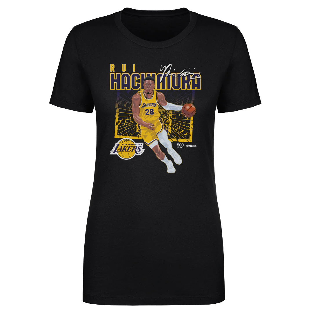 Rui Hachimura Los Angeles Lakers Shattered WHT - Image 2