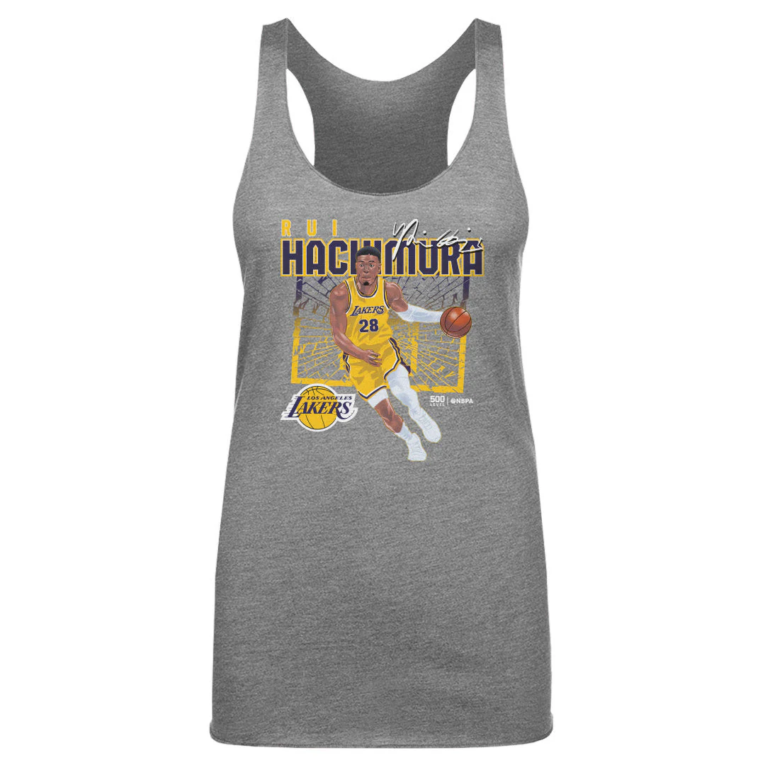 Rui Hachimura Los Angeles Lakers Shattered WHT - Image 2