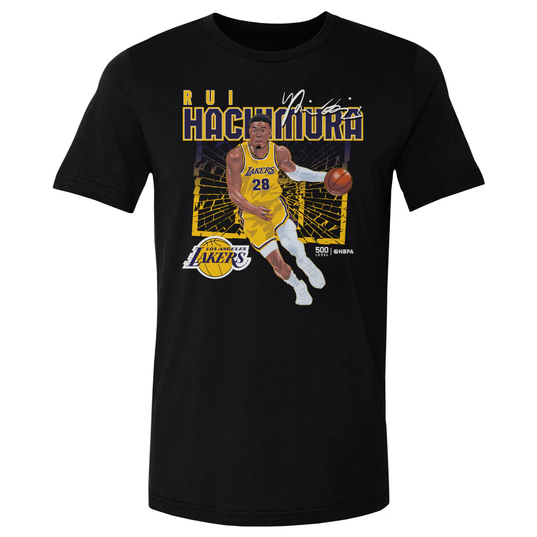 Rui Hachimura Los Angeles Lakers Shattered WHT - Image 3